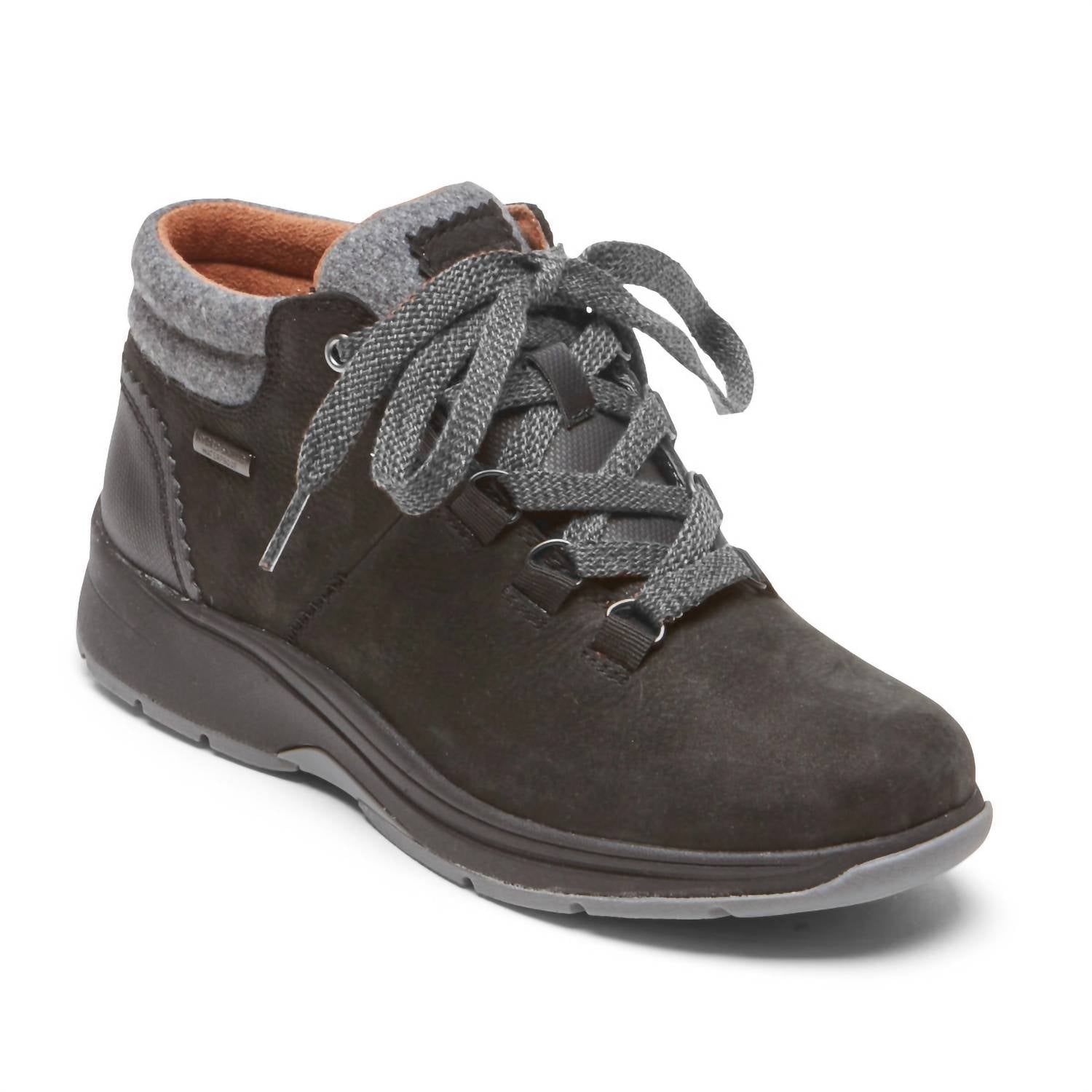 Pyper Hiker Boot Medium für Damen aus schwarzem Nubuk