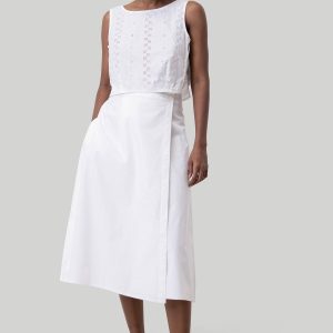 Boxy Crop Top in weiß