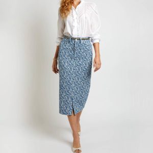 The Leo Rock in Signatur blau/weiß Fleur Print – 7833612550204