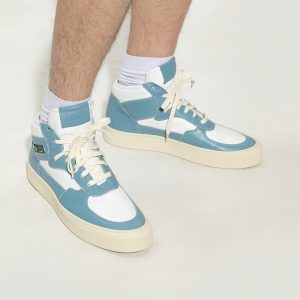 Rhude New Herren-High-Top-Sneaker in Blau