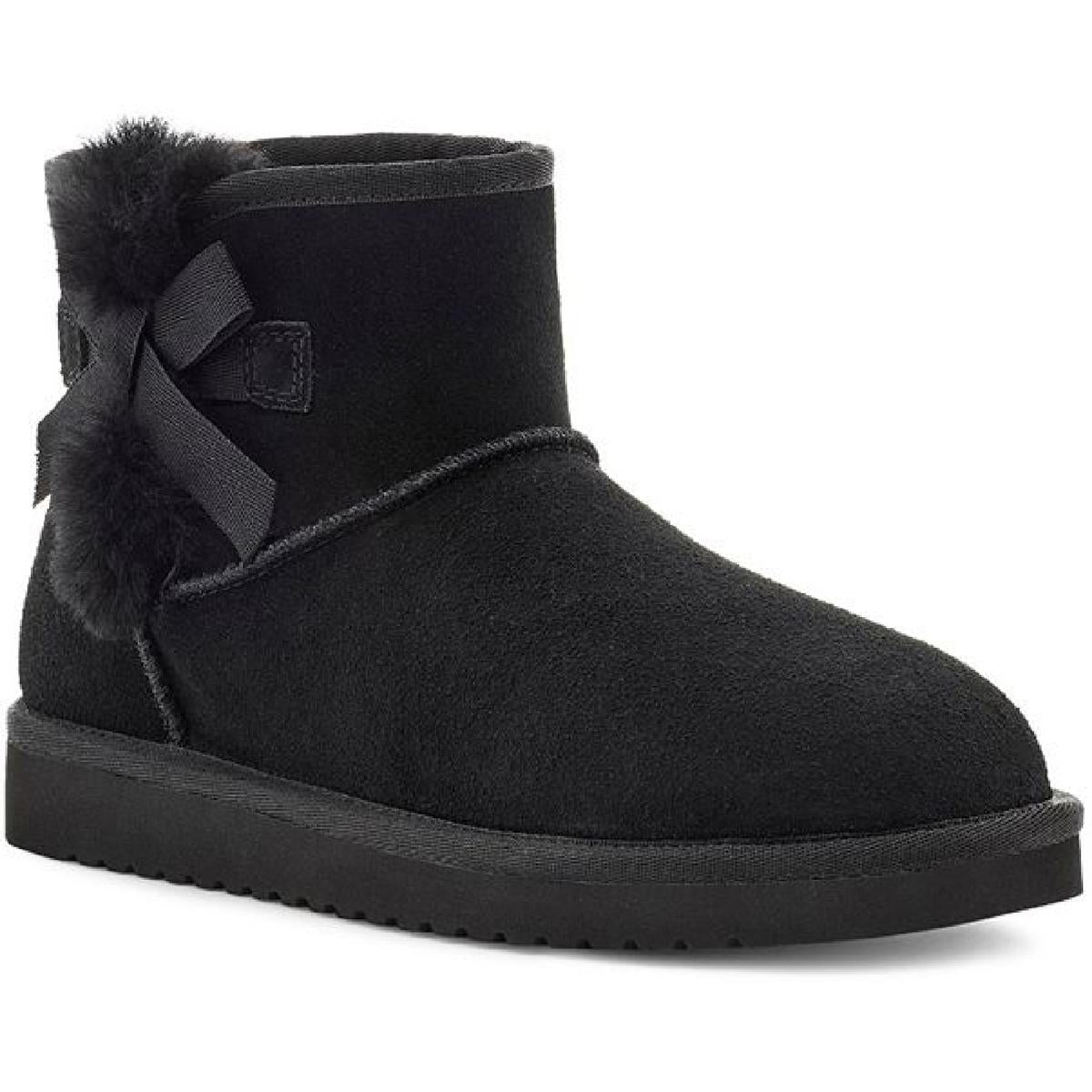 Victoria Mini Wildleder-Pull-On-Shearling-Stiefel