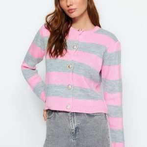 Trendyol – Damen-Strickjacke in normaler Passform – 7197452075068