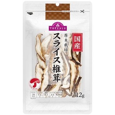 Top-Valu in Scheiben Shiitake , getrockneter Shiitace Pilz, – 12g