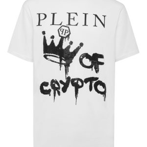 T-Shirt rund Hals ss mit Kristallen 7648909688892
