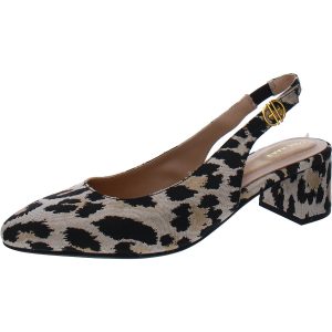Slingback-Absätze zum Hineinschlüpfen für Damen mit spitzer Zehenpartie