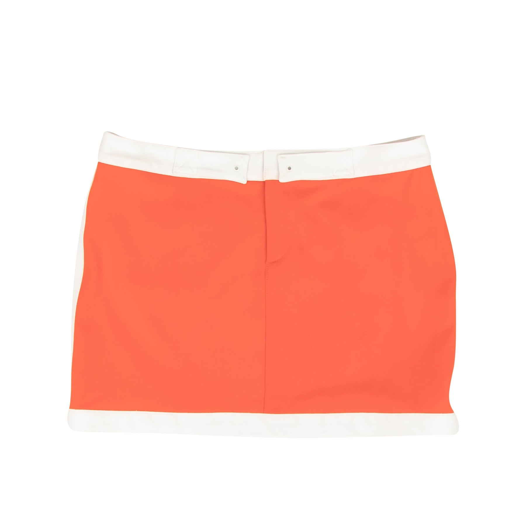 Anna Sui Polyester-Minirock – Orange/Weiß