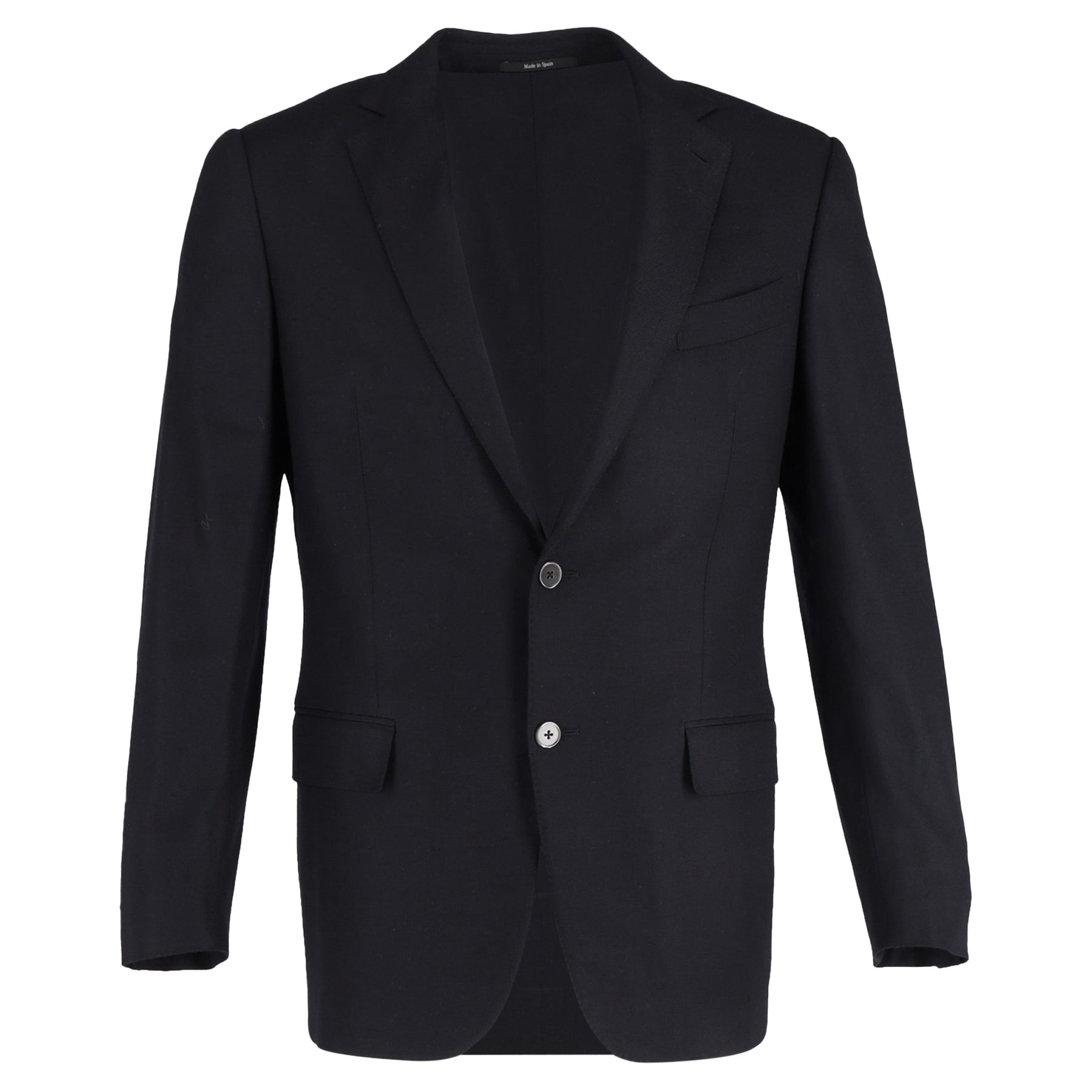 Ermenegildo Zegna 15 Mil Mil 15 Blazer aus schwarzer Wolle 7748632379452