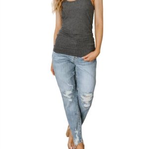 Jedermanns beliebtestes Racerback-Tanktop in Anthrazit 7732490240060