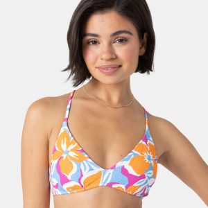 Roxy Topanga Canyon Athletic Triangel-Bikinioberteil – Damen