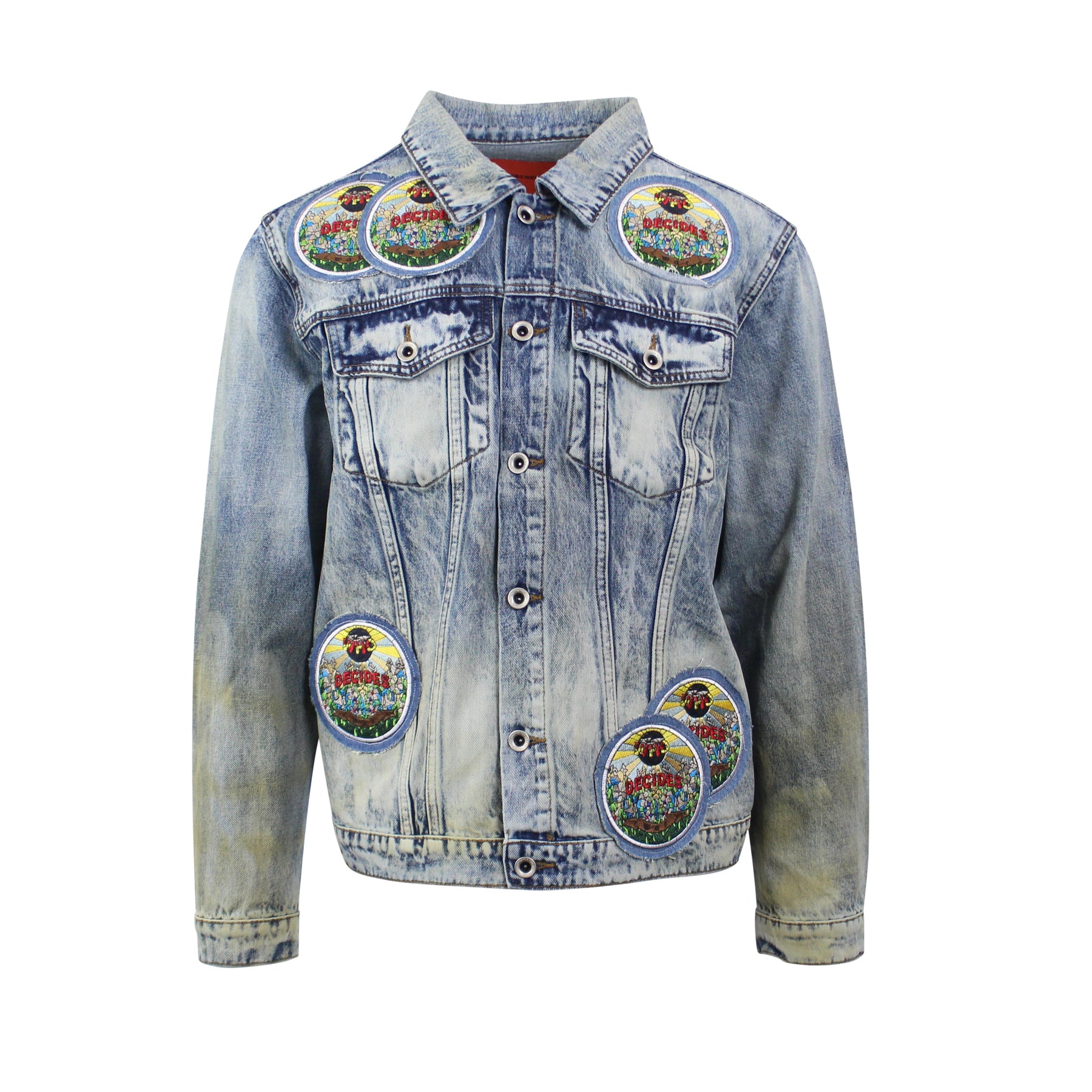 Indigo Acid Sphere Jeansjacke