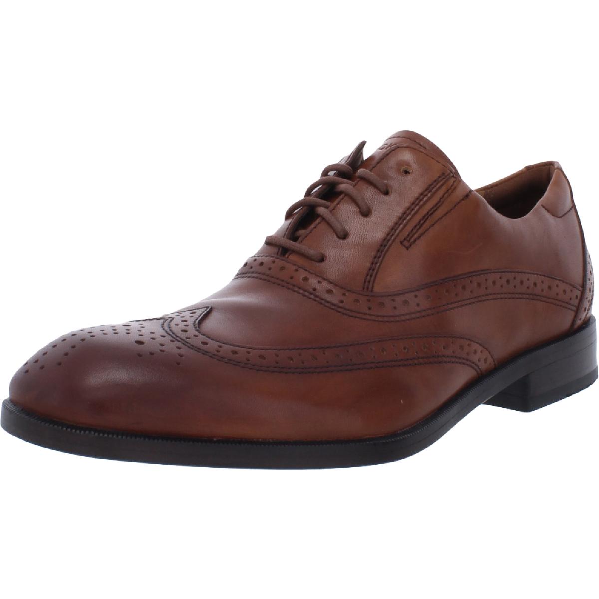 TM Office Leder Büro wingtip Schuhe