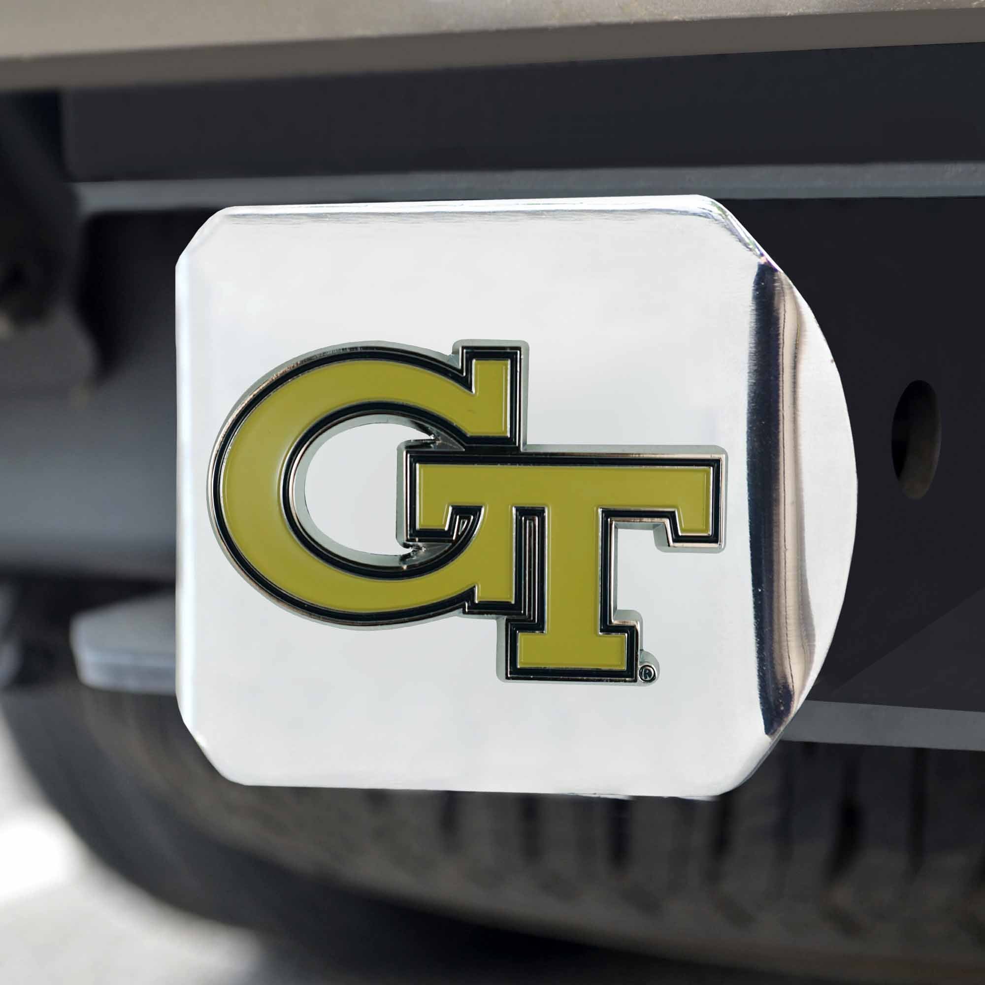 Fanmats Georgia Tech gelbe Jacken Haken Abdeckung – 3D-Farbe Emblem