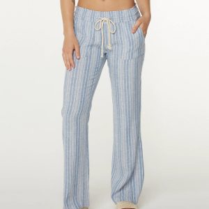 Roxy Oceanside Gestreifte Strandhose – Damen
