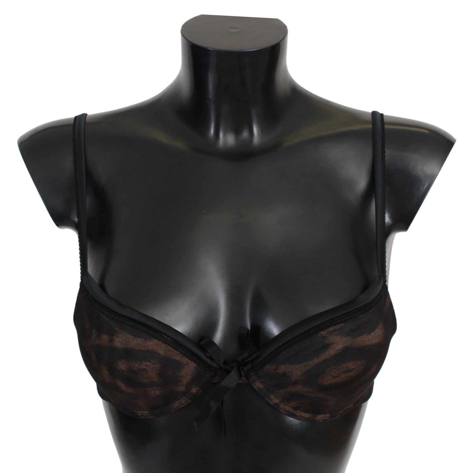 Roberto Cavalli Leopard Nylon schieben BH Damen Unterwäsche