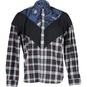 Givenchy Patchwork Hemd aus mehrfarbiger Baumwolle 7748753850428
