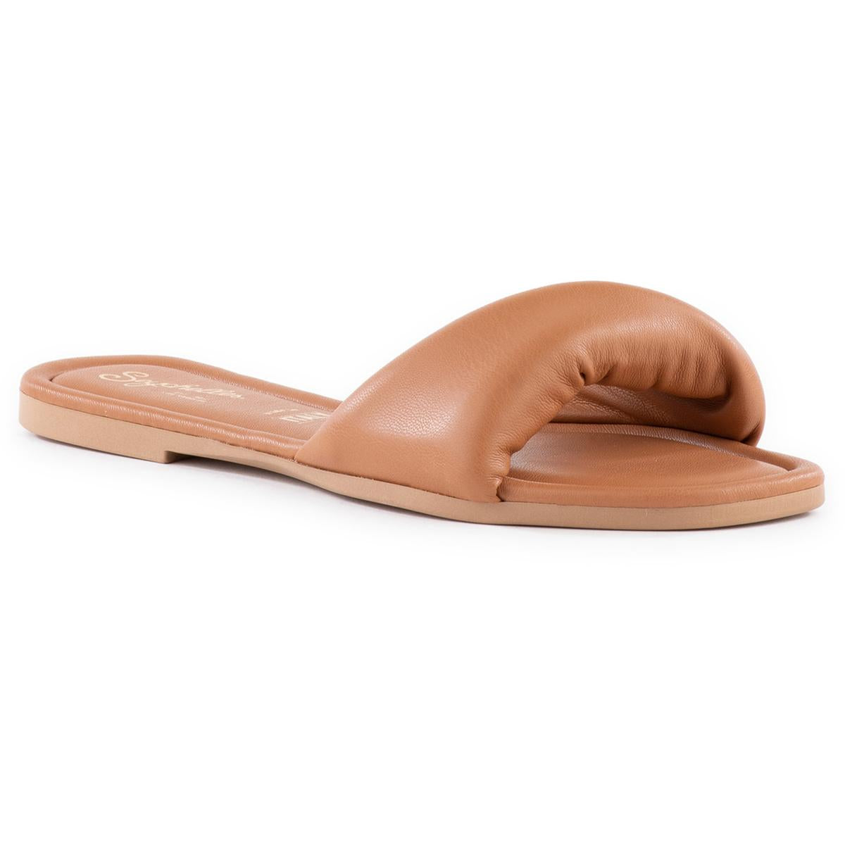 Breath Of frisch Air Criss-Cross-Slipper-Sandalen aus Kunstleder