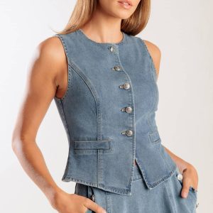 AT FIRST GLANCE Jeansweste