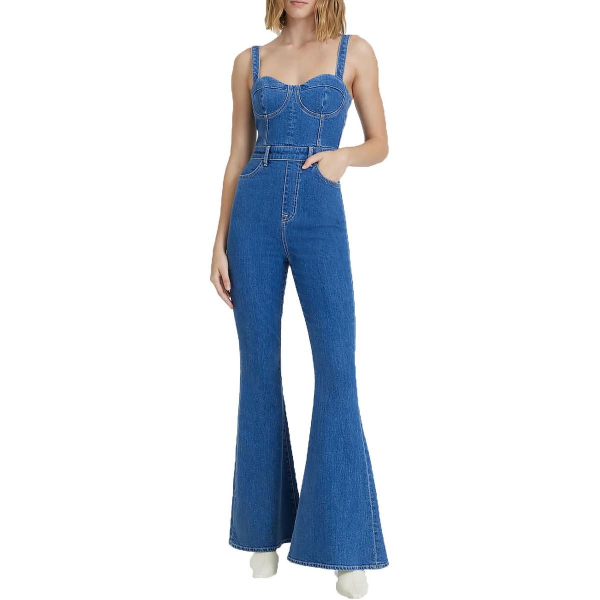 Underwire Denim Overall