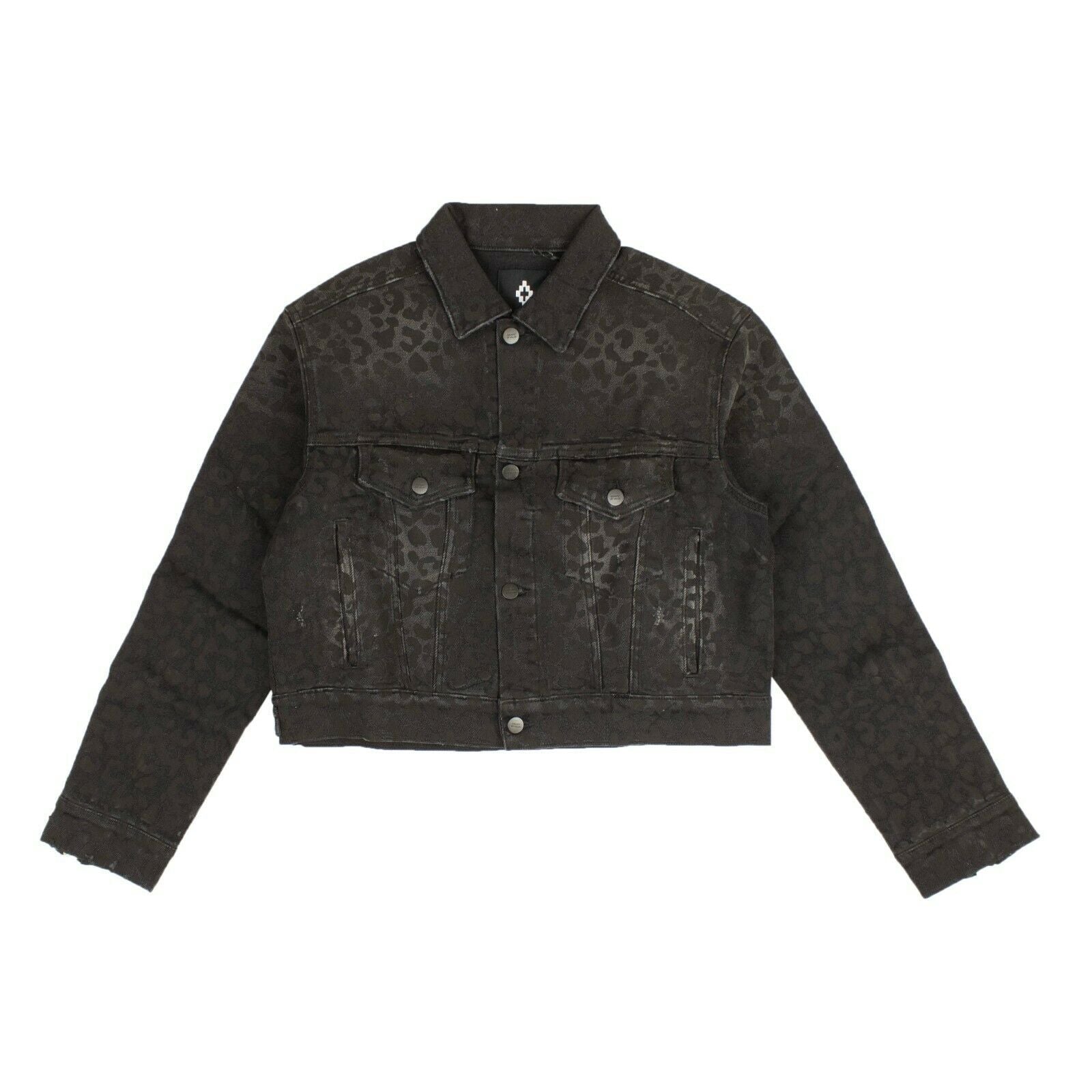 Schwarze Caban-Jeansjacke