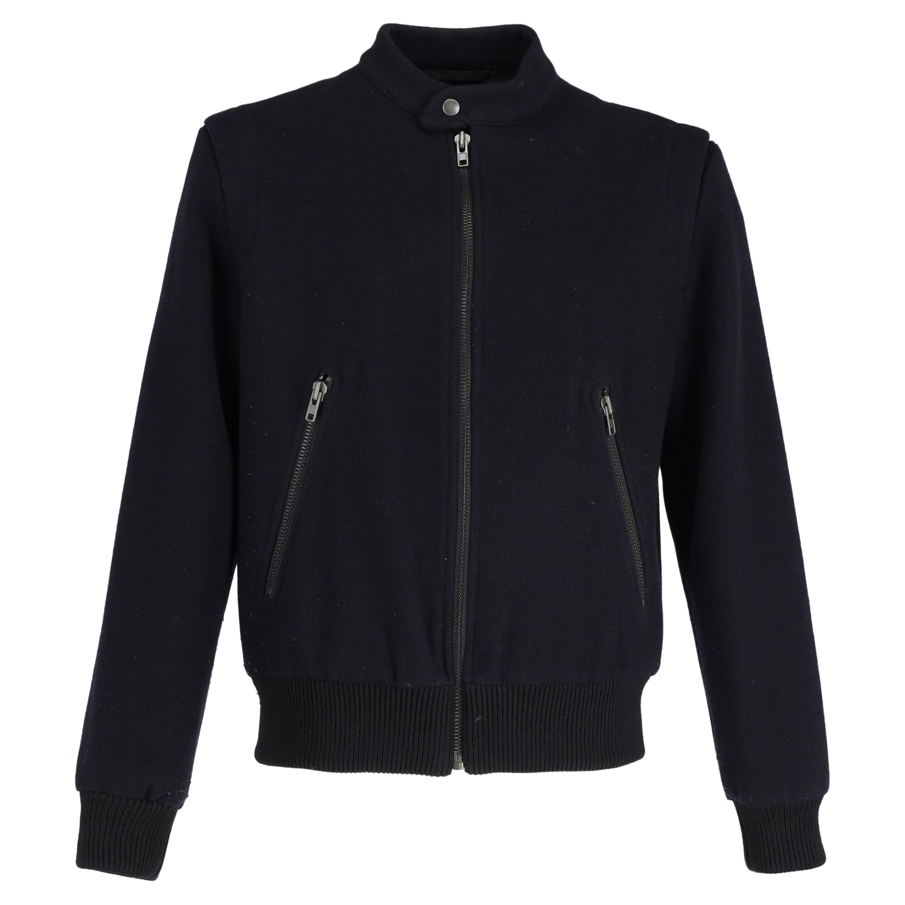 Maison Margiela Varsity Jacke Größe in Marineblau Wolle 7748651188284