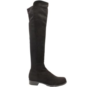 Stuart Weitzman 5050 Over-the-Knee Stiefel in schwarz Veloursleder 7703698964540
