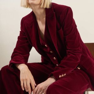 COY CHARM VELVET Blazer