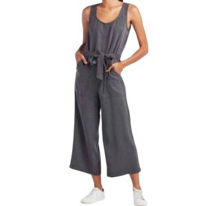 Wide Leg Jumpsuit in grau 7676571418684