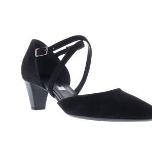 Damen Ferse Schuhe in schwarz