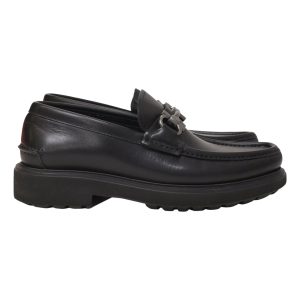 Salvatore Ferragamo Loafer aus schwarzem Leder 7748868177980