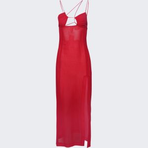 asymmetrische BH Maxikleid