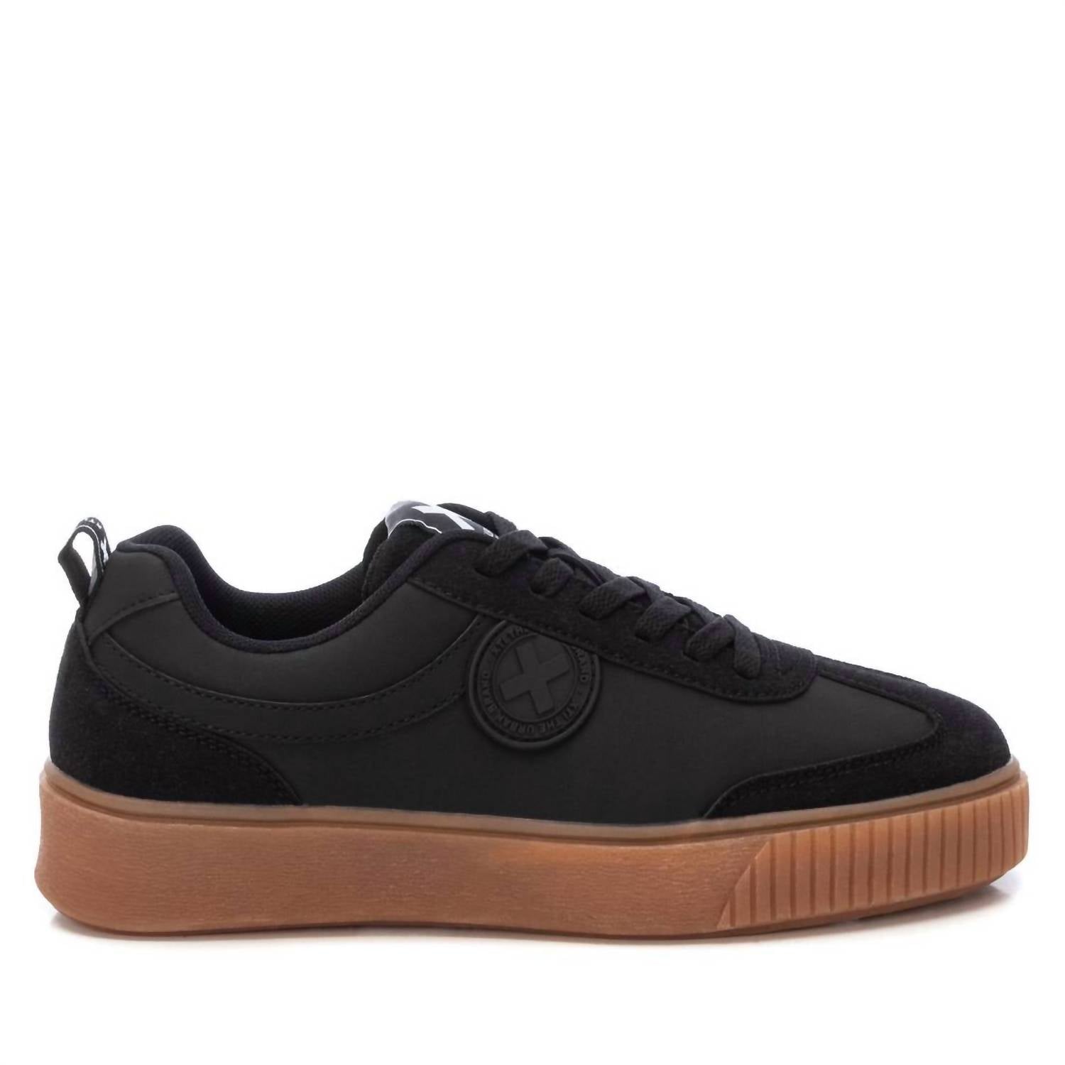 Damen Trainer Sneakers in schwarz 7803861663804