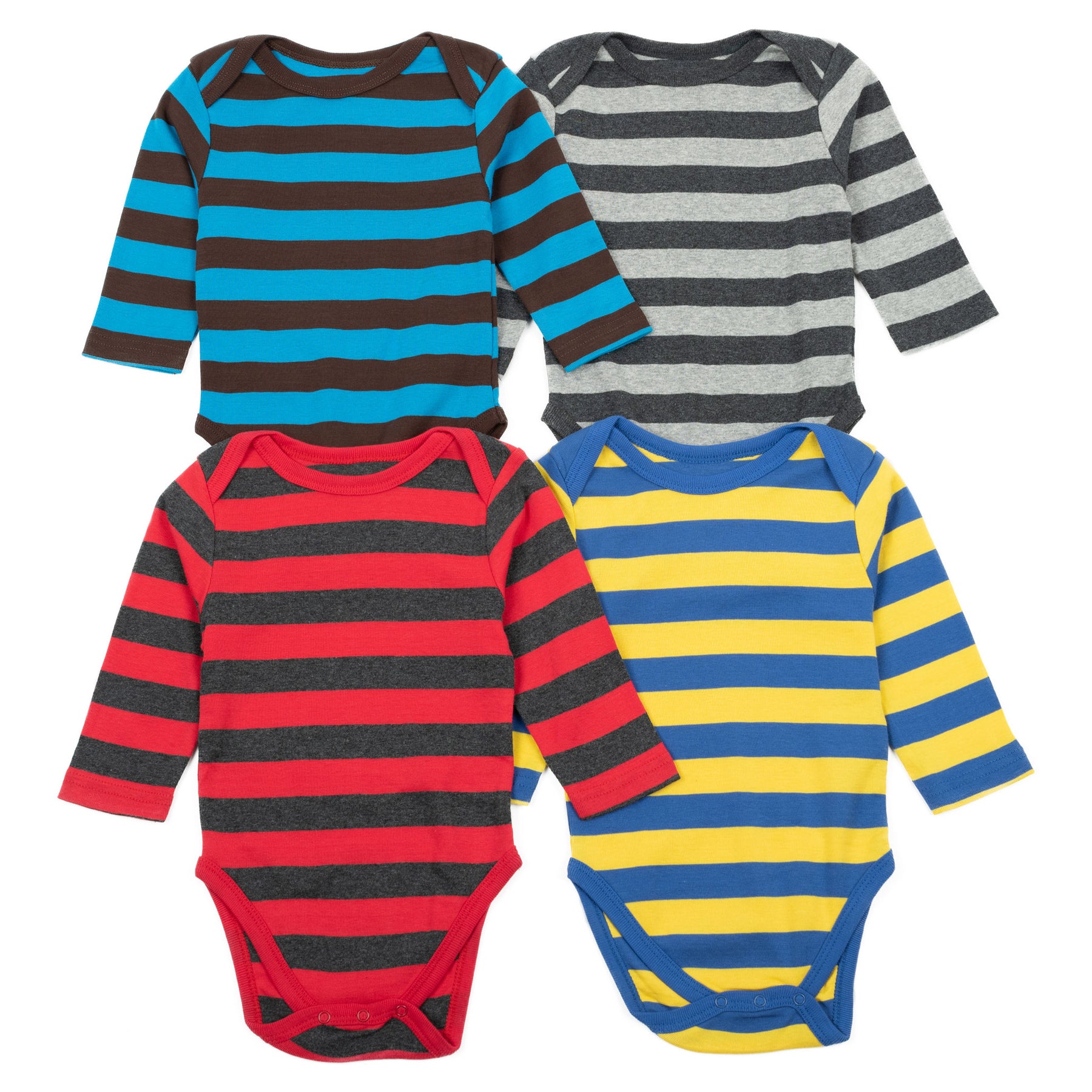 Baby vierer Packung langärmeliger Body 7195396341820