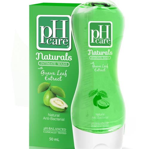 pH Care – Naturals – Intimate Wash – with Guava Leaf Extrakt – natürliche antibakterielle – 150 ml