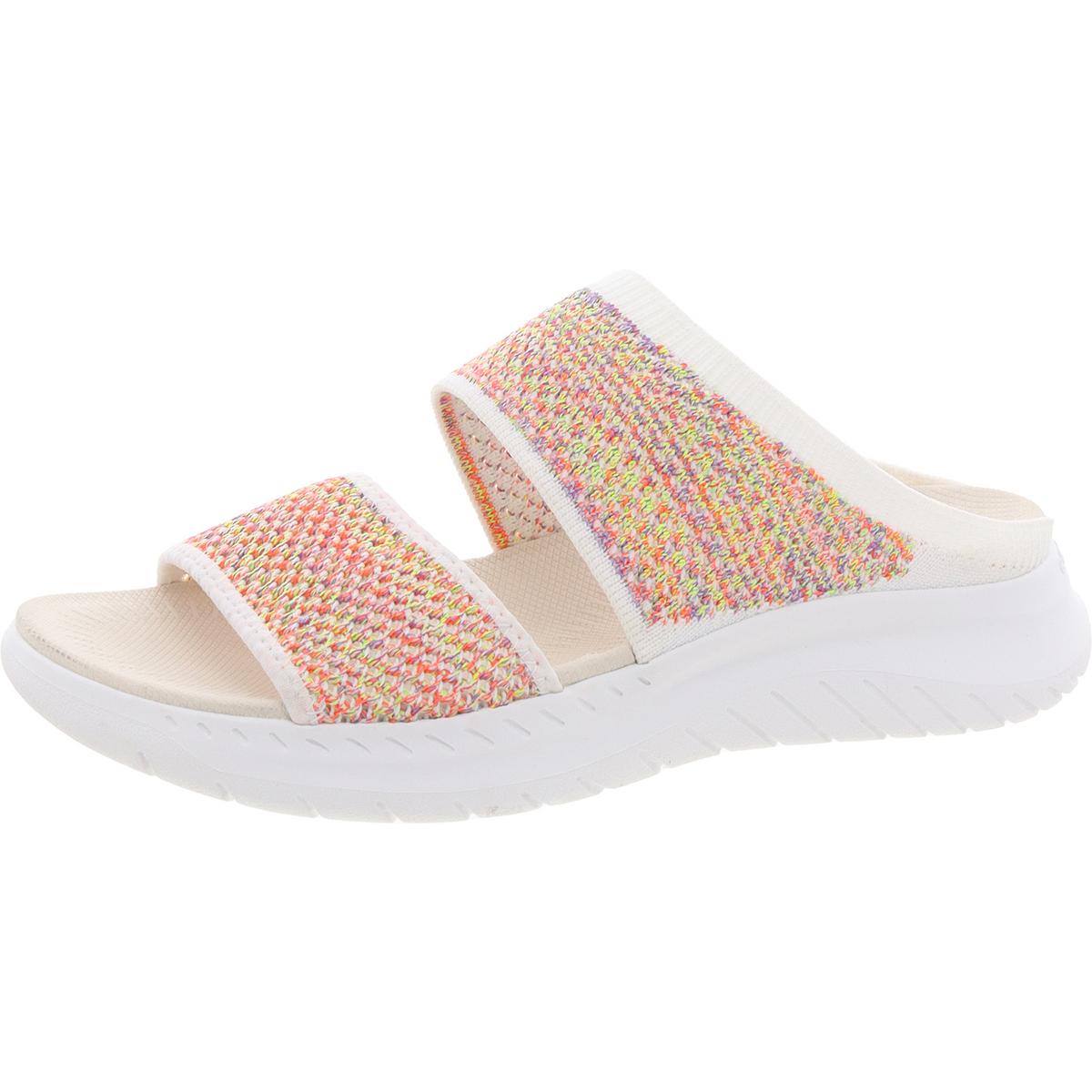 Davera gestrickte Slide-Sandalen mit gepolsterter Innensohle