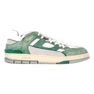 Axel Arigato Area Lo Sneakers aus grünem Leder 7748682973244
