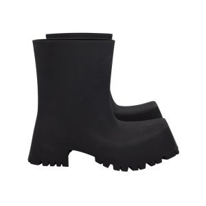 Balenciaga Trooper Stiefel aus schwarzem Gummi 7733671231548