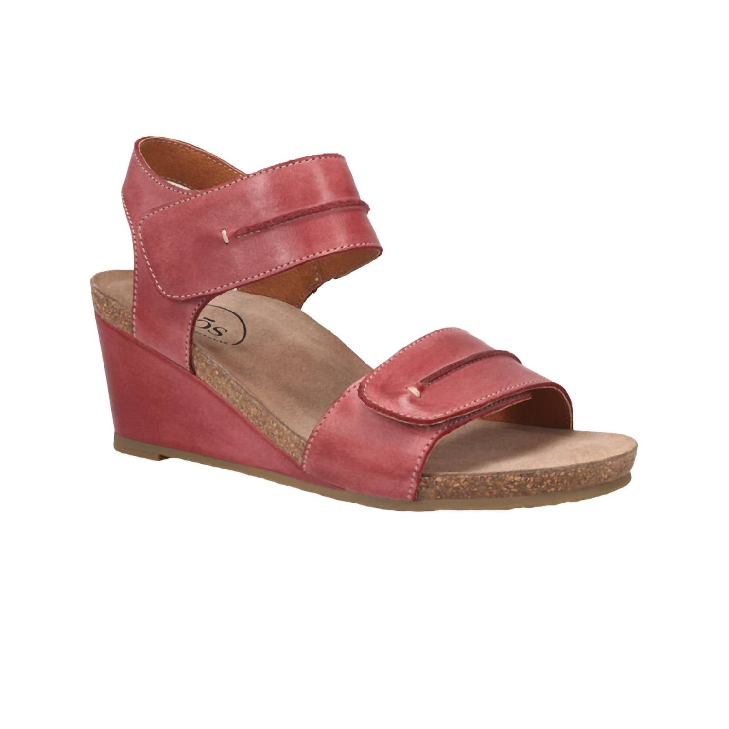 Damen Grund Sandalen in warmen roten 7764981448764