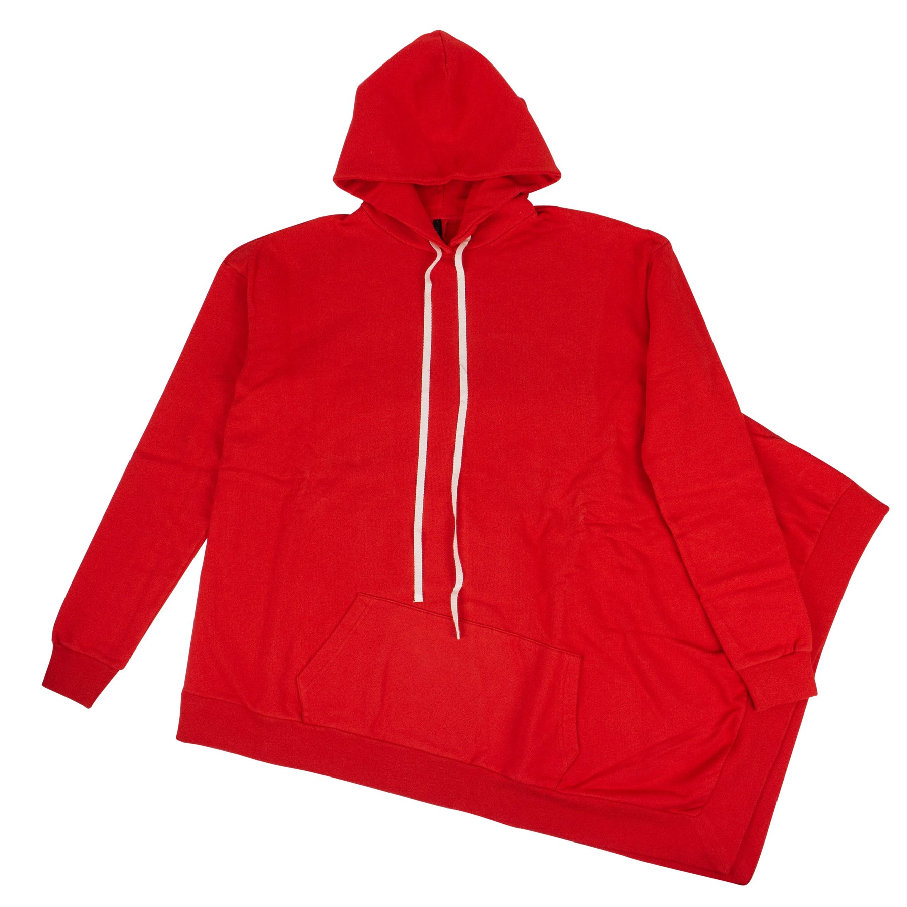 Übergroßer langer Kapuzenpullover von Unravel Project – Rot