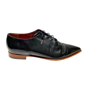 Acne Studios Martha Oxfords in schwarzes Leder 7766508273724