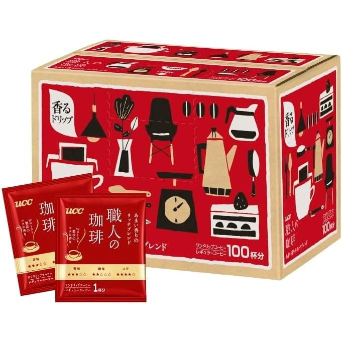 UCC Artisan Drip Kaffee süß Aroma Duft Mischung 100 Packungen Premium japanischen Brau frischen Geschmack – tokyo sakura Mall