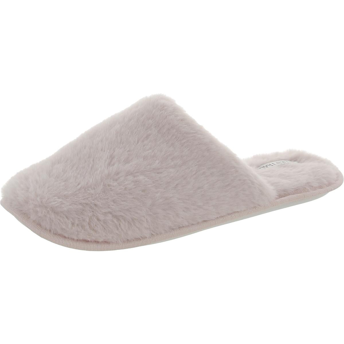 zum Hineinschlüpfen-Slipper aus Kunstpelz