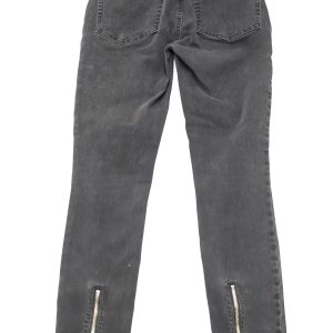 Marc Jacobs Skinny Jeans mit Metall-Reißverschluss aus schwarzer Baumwolle 7748639064124