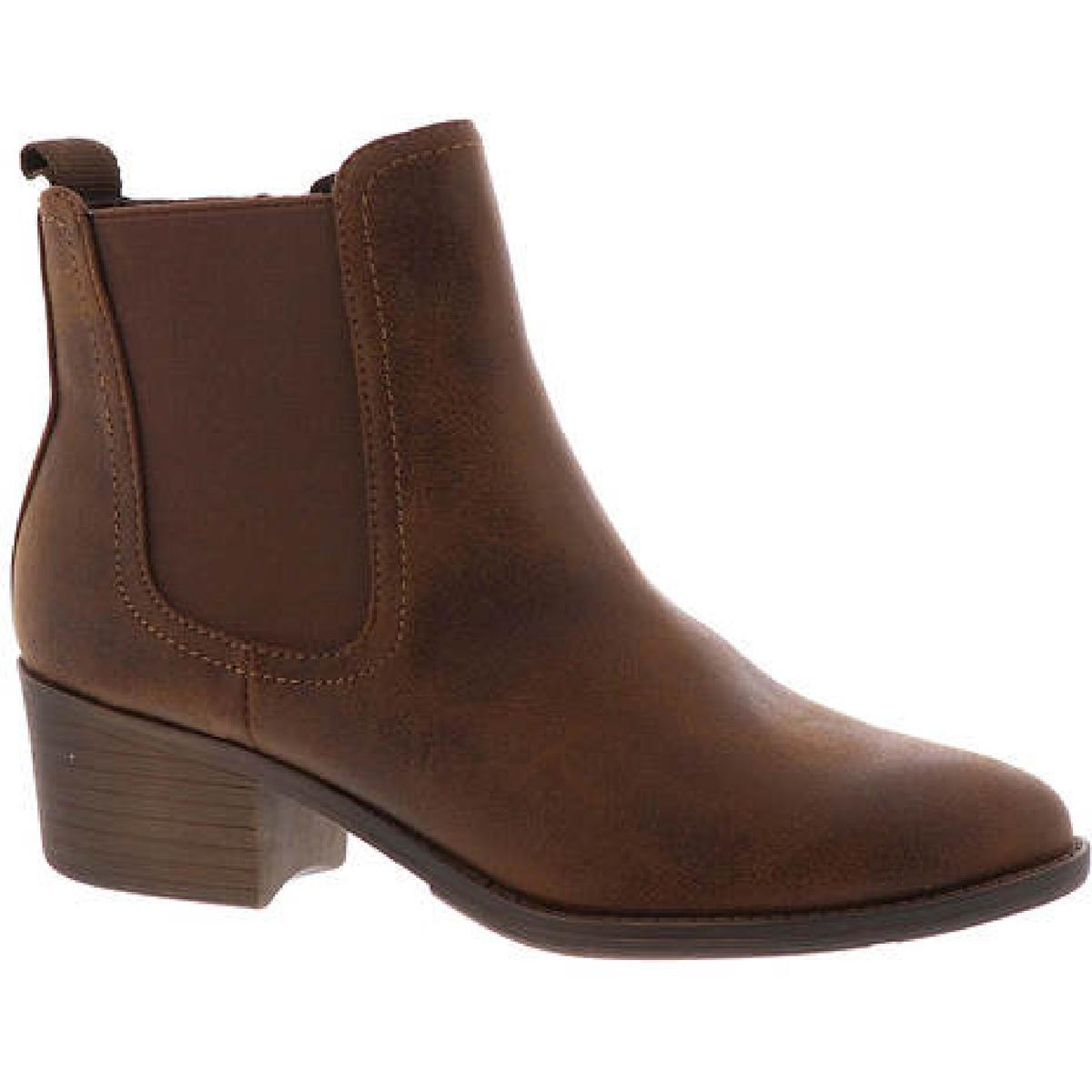 Carriage-Chelsea-Stiefel aus Kunstleder mit gepolsterter Innensohle