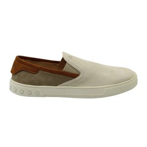 Tod’s Slip auf Low Top Sneakers in beige Wildede 7703702044732