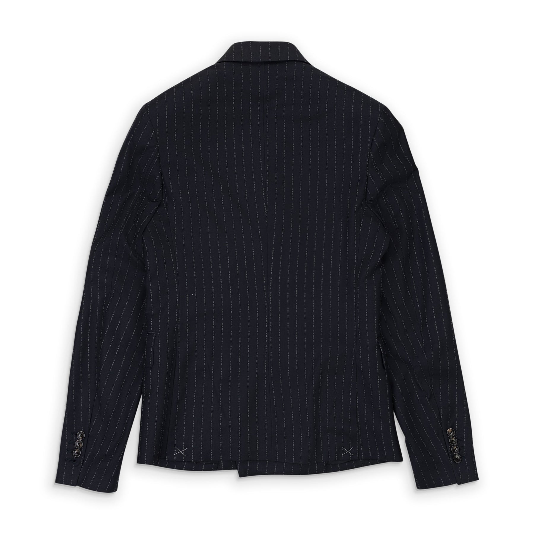 Marine-zweireihige Jacke Blazer