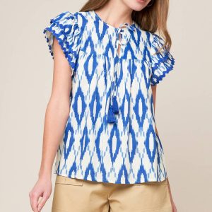 EFFORTLESS SELECTION gewebte Oberteil