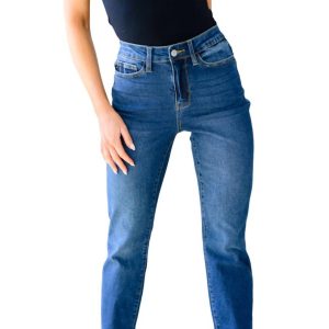 High-Steh-Freund Jeans in dunkel waschen 7704778047548