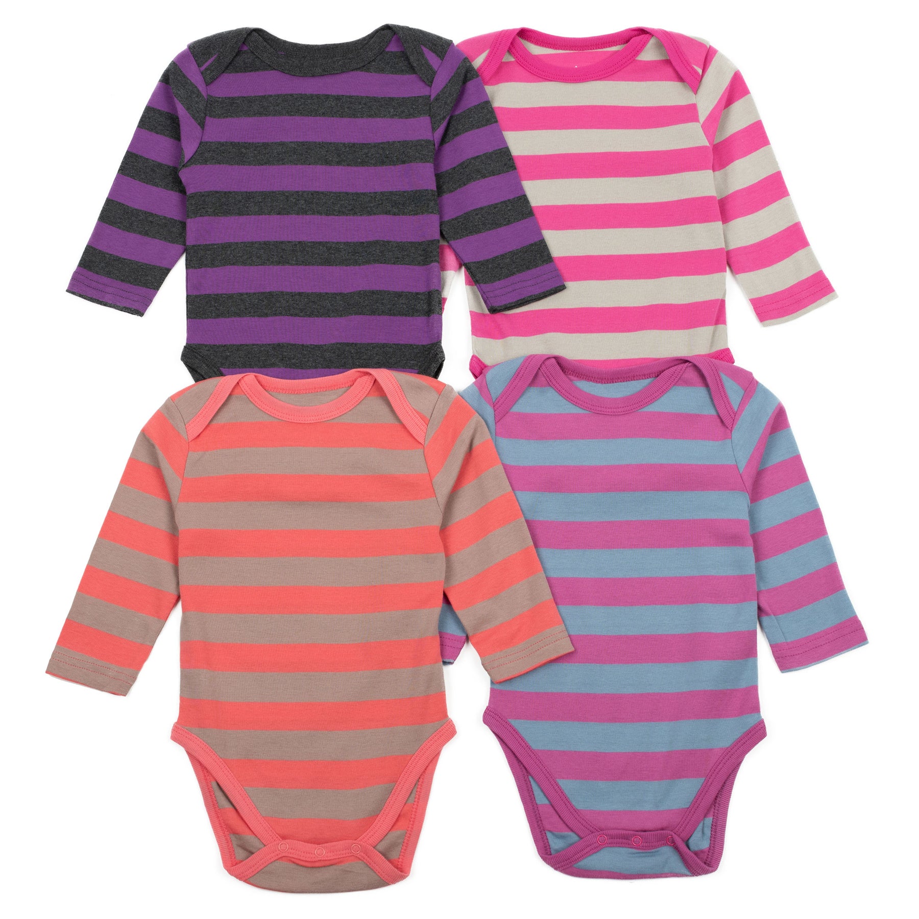 Baby vierer Packung Langarm Body 7195402272828