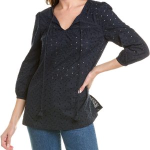 Brooks Brothers Ösenbluse