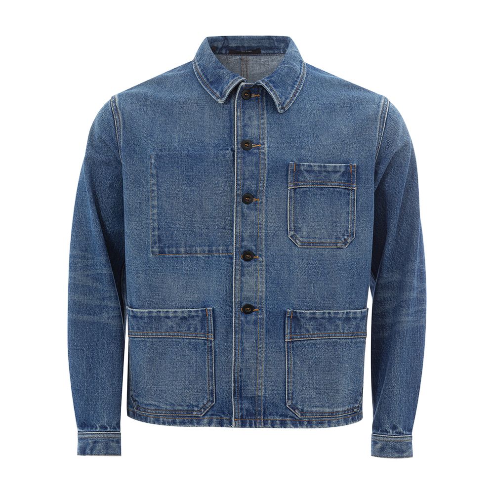 Tom Ford Elevated blaue Jacke in Herrenfinesse